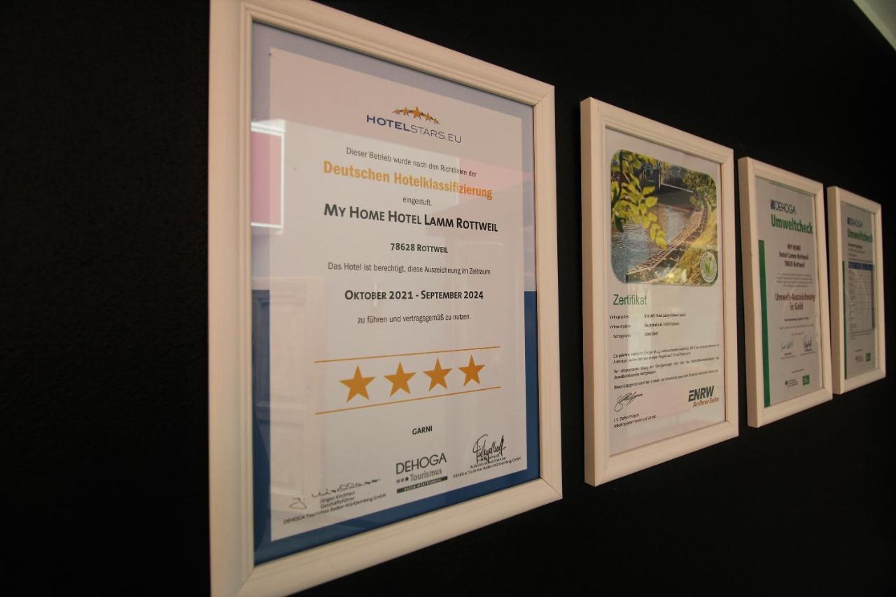 My Home Hotel Lamm Rottweil "Smart Home" ภายนอก รูปภาพ